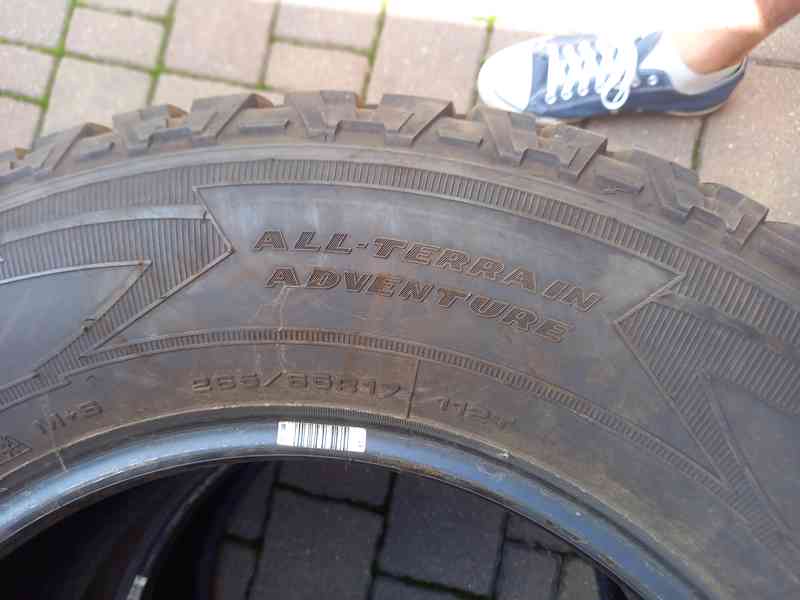 2 ks NOVÉ celoroční terénní GoodYear Wrangler 265/65R17 - foto 6