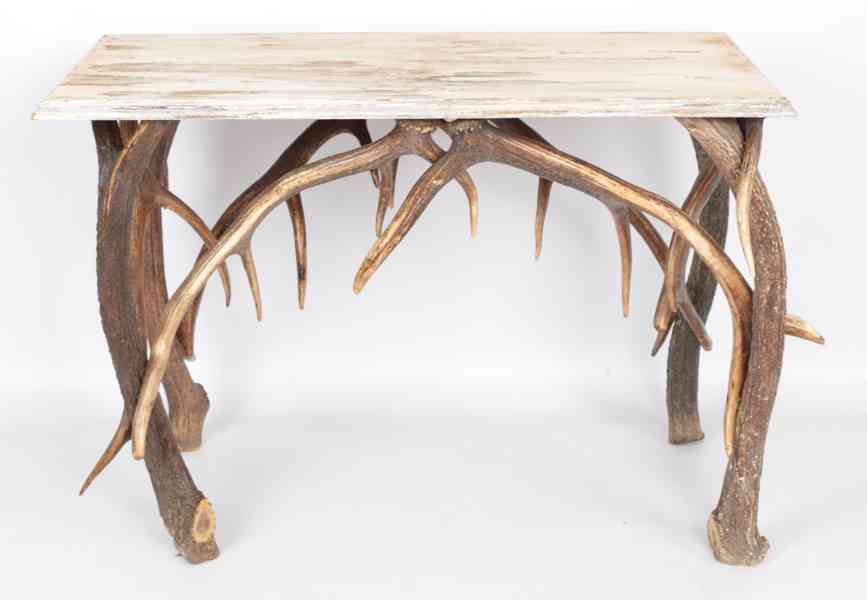 Konferenční stolek z jeleního paroží - foto 4