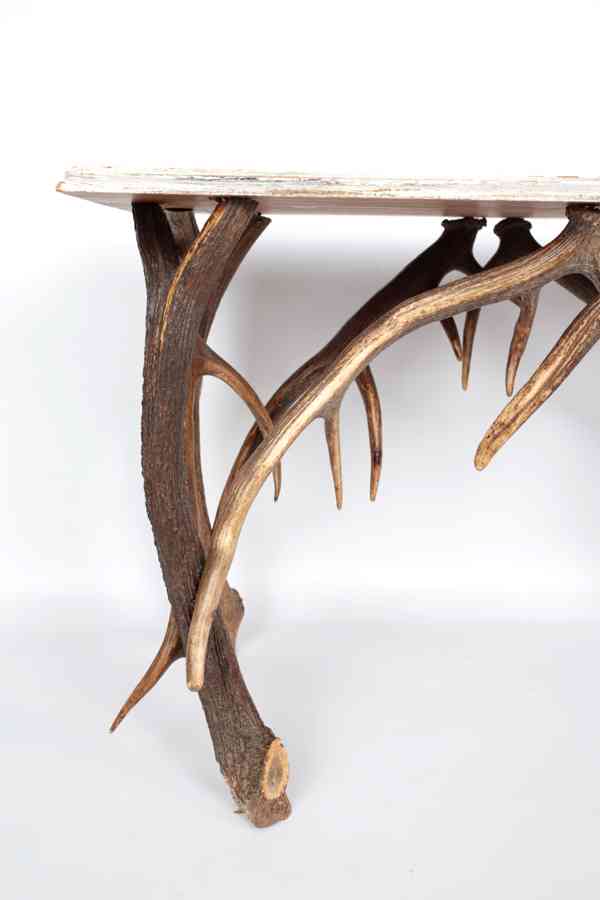 Konferenční stolek z jeleního paroží - foto 3