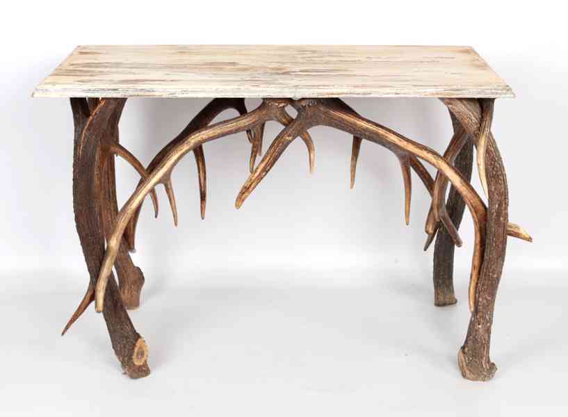 Konferenční stolek z jeleního paroží - foto 1