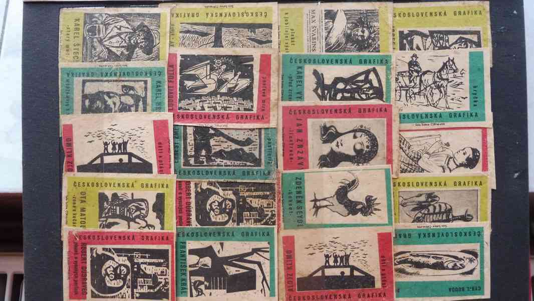 Nálepky z krabiček od sirek - foto 20