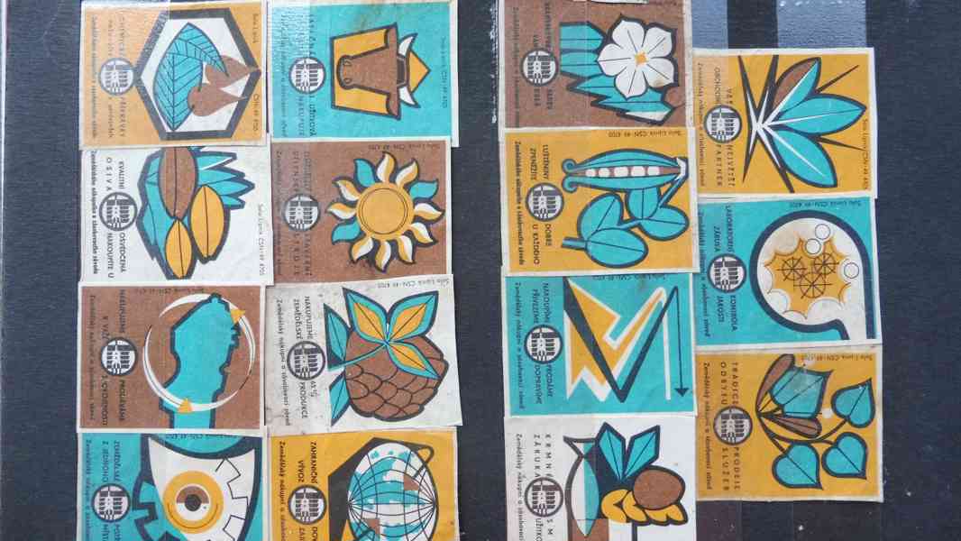 Nálepky z krabiček od sirek - foto 24