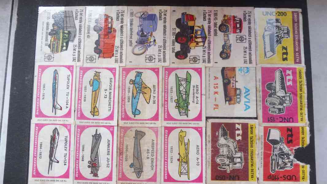 Nálepky z krabiček od sirek - foto 21