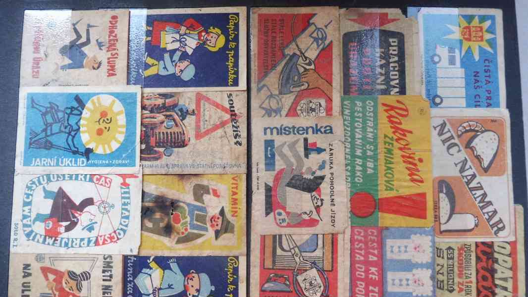 Nálepky z krabiček od sirek - foto 17