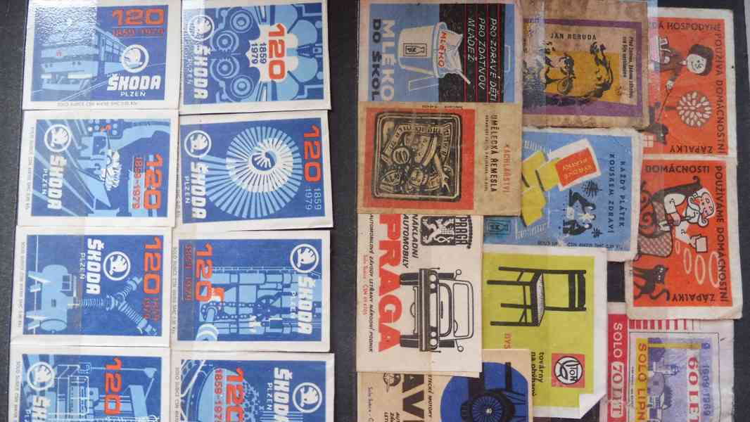 Nálepky z krabiček od sirek - foto 23