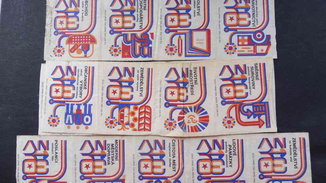 Nálepky z krabiček od sirek - foto 25