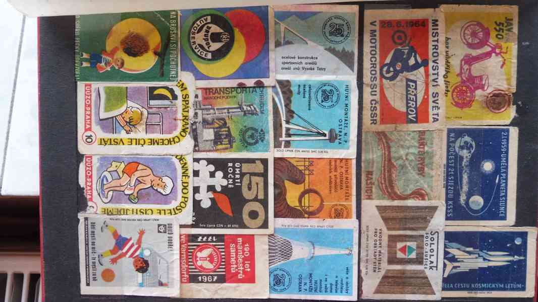 Nálepky z krabiček od sirek - foto 22