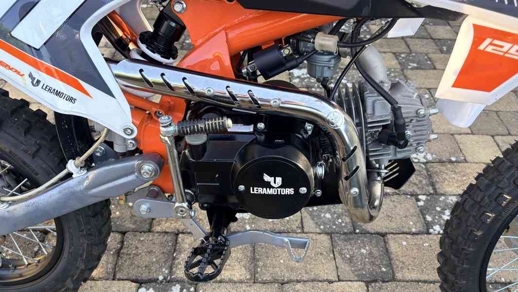 Pitbike Leramotors 125cc zánovní,doložený ser - foto 10