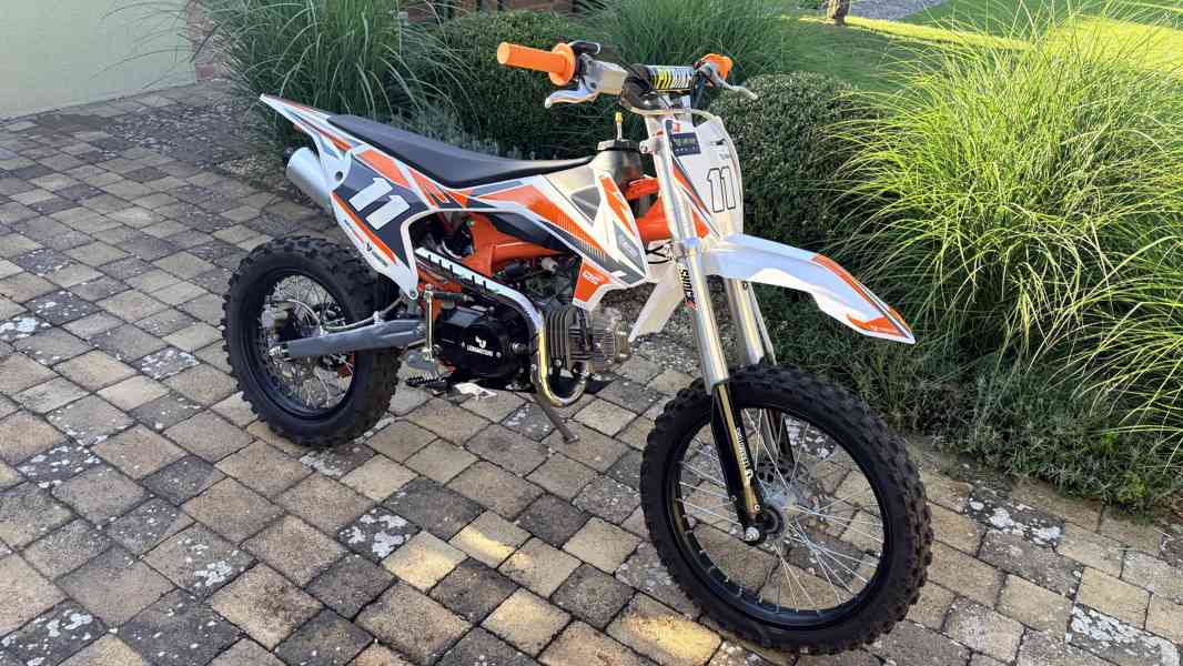 Pitbike Leramotors 125cc zánovní,doložený ser - foto 3