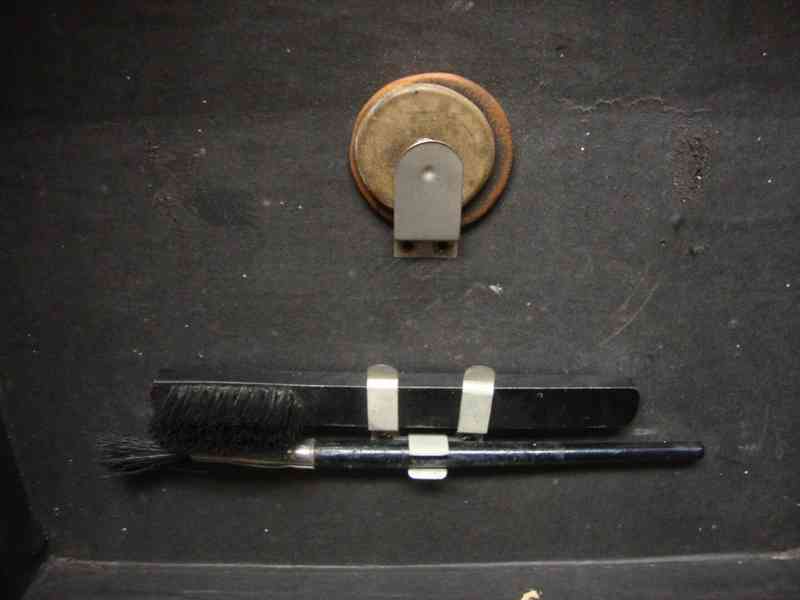 Starožitný retro kufříkový psací stroj Monta funkční pěkný - foto 13