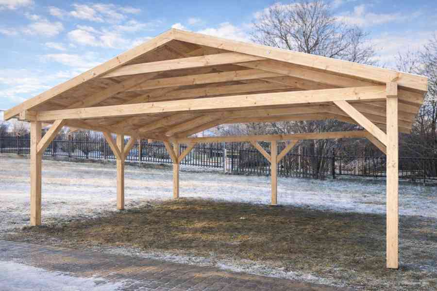 Garážové stání, přístřešek pro auto 