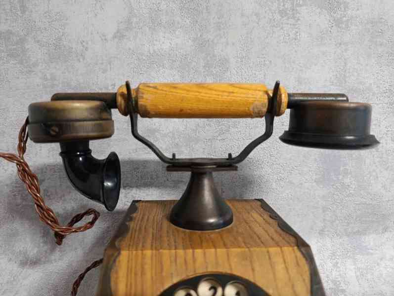 Starý orig.telefon Tesla do sbírky, k dekoraci - foto 5