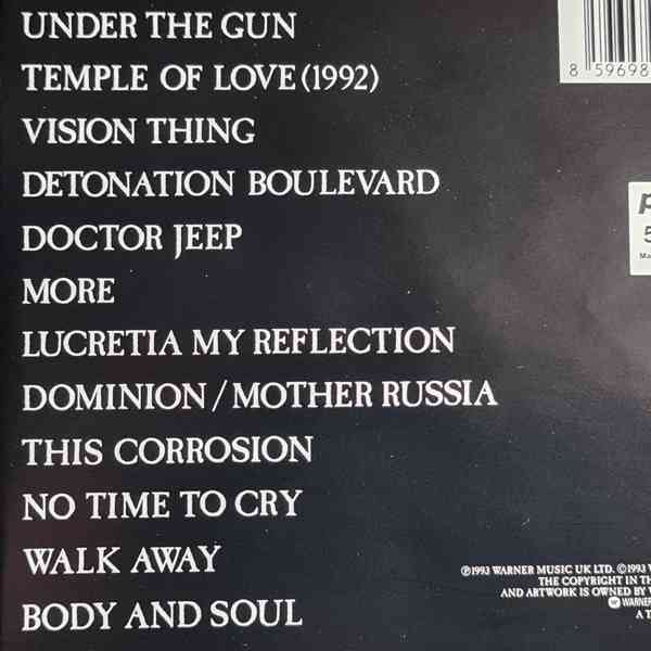 CD - SISTERS OF MERCY / Greatest Hits Volume One - foto 2