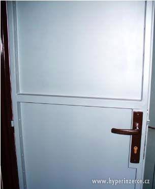 Plechové dveře do zárubně 80x197 cm - foto 2