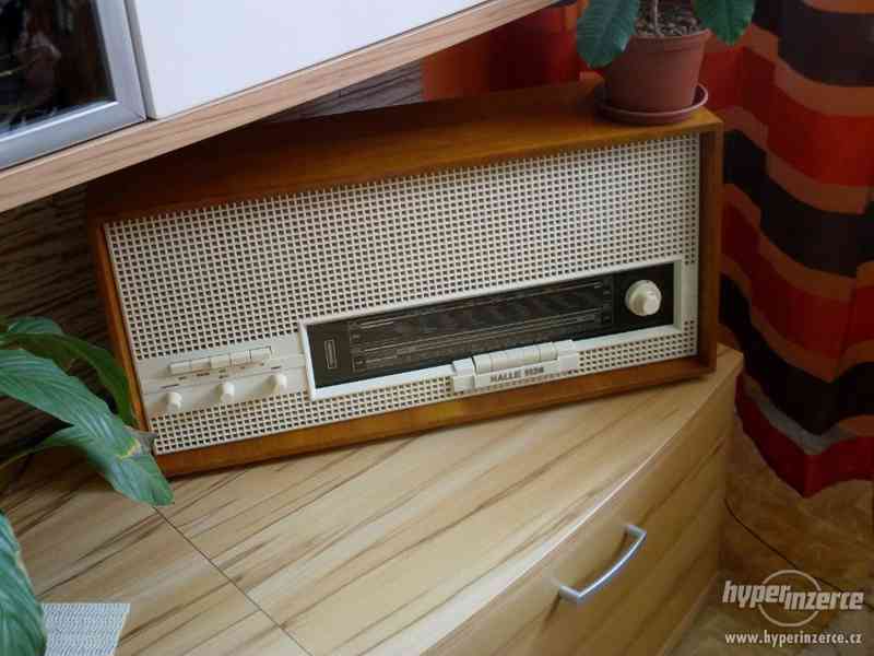 Rádio HALLE ( lampové) - foto 1