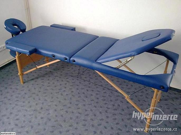 3-ZÓNOVÉ MASÉRSKÉ LEHÁTKO MODRÉ + OCHRANNÝ OBAL - foto 2