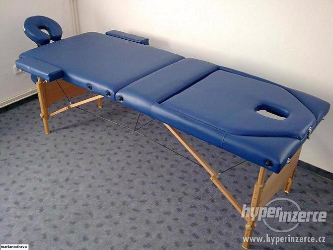 3-ZÓNOVÉ MASÉRSKÉ LEHÁTKO MODRÉ + OCHRANNÝ OBAL - foto 3