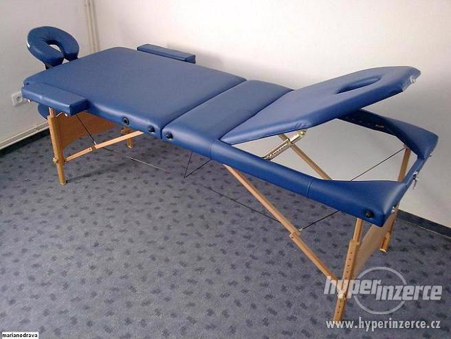 3-ZÓNOVÉ MASÉRSKÉ LEHÁTKO MODRÉ + OCHRANNÝ OBAL - foto 4