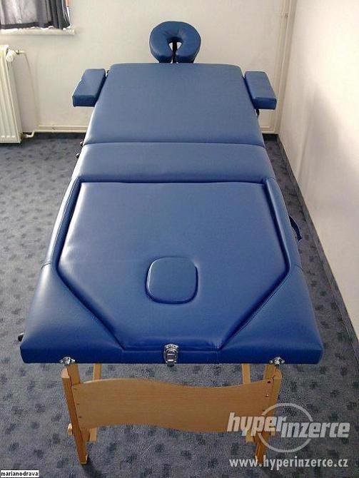 3-ZÓNOVÉ MASÉRSKÉ LEHÁTKO MODRÉ + OCHRANNÝ OBAL - foto 5