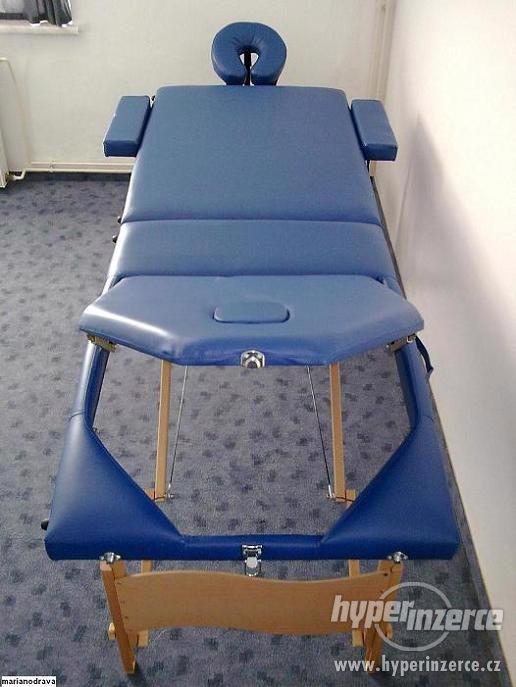 3-ZÓNOVÉ MASÉRSKÉ LEHÁTKO MODRÉ + OCHRANNÝ OBAL - foto 6