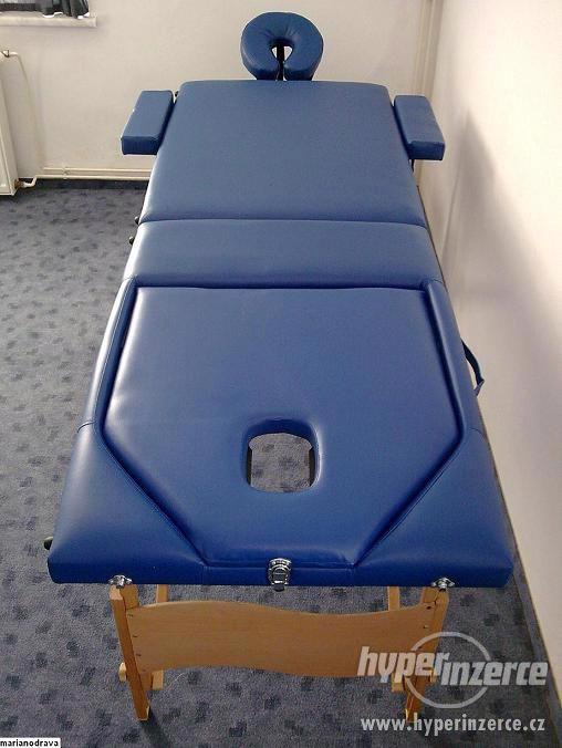 3-ZÓNOVÉ MASÉRSKÉ LEHÁTKO MODRÉ + OCHRANNÝ OBAL - foto 7
