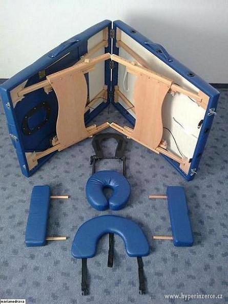 3-ZÓNOVÉ MASÉRSKÉ LEHÁTKO MODRÉ + OCHRANNÝ OBAL - foto 10