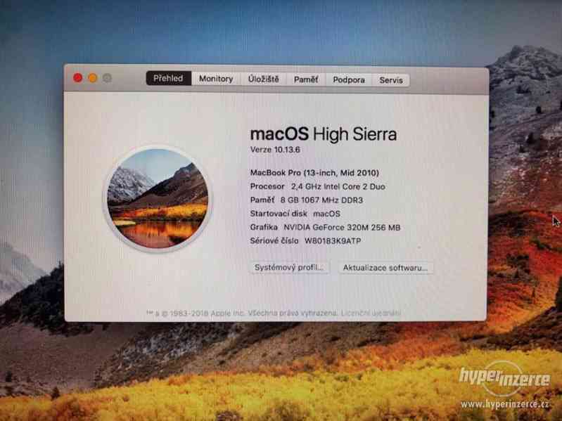 MacBook PRO 13-inch, Mid-2010 12měsíců záruka - foto 7