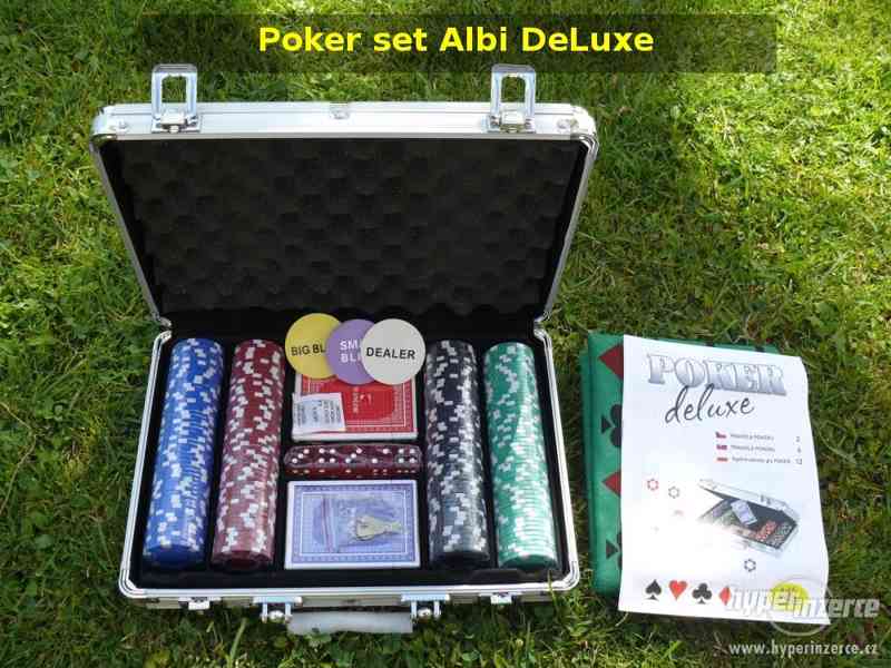 Nový poker set Albi DeLuxe s 200 žetony + ZDARMA dárek - foto 1