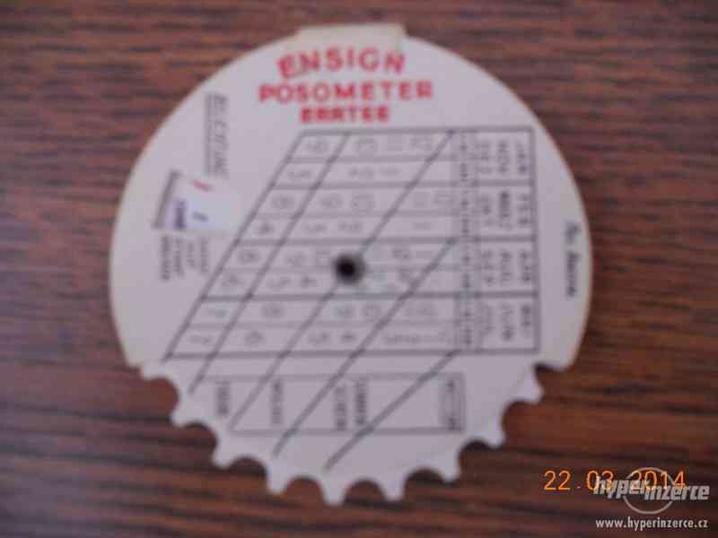 Prodám Ensign posometer - 30. léta. - foto 2