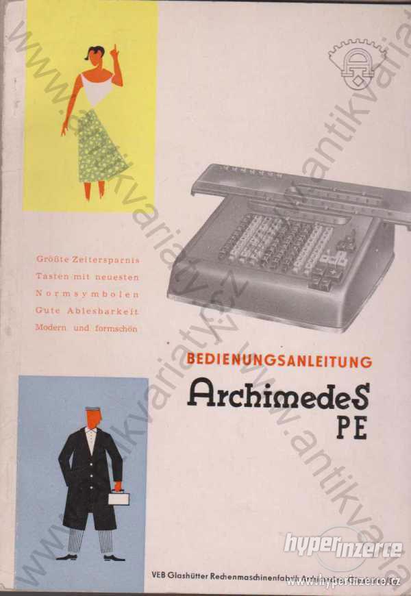 Bedienungsanleitung Archimedes PE psací stroj - foto 1
