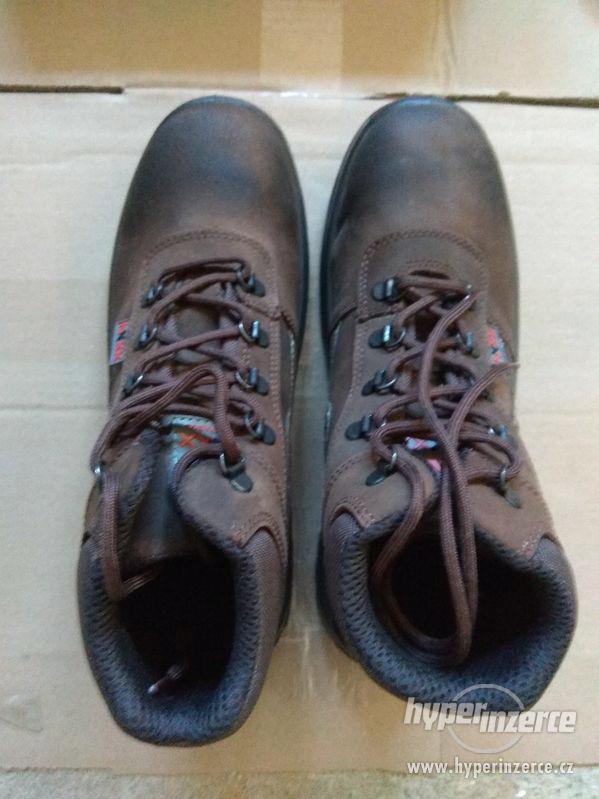 Nové pánské kožené pracovní boty Prabos č. 43 (9) - foto 2