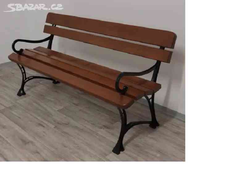 Zahradní lavice Regiis z masivu - foto 1