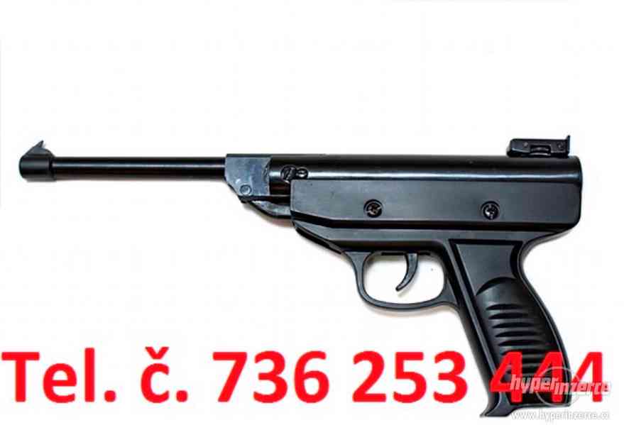 Vzduchovka zlamovací vzduchová pistole cal. 4,5 i 5,5mm nová - foto 1