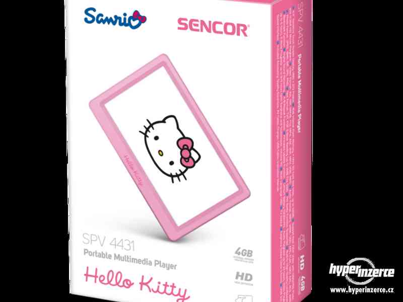 KOUPÍM! MP4 přehrávač Sencor SPV 4431 Hello Kitty - foto 3