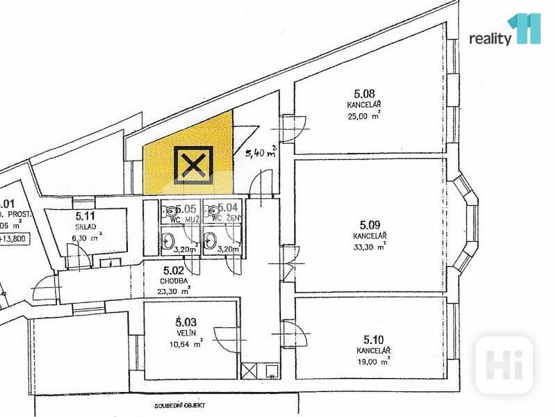 pronájem kanceláří 130 m2 v centru Ostravy - foto 12