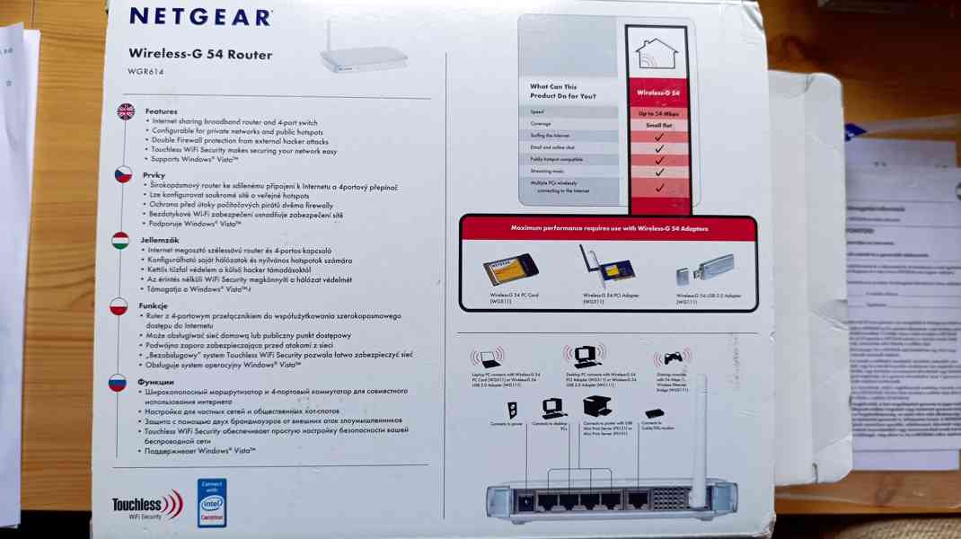 WiFi router Netgear WGR614 - foto 6