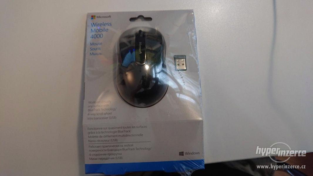 Nerozbalena nova mys - Microsoft Wireless Mobile Mouse 4000 - foto 1