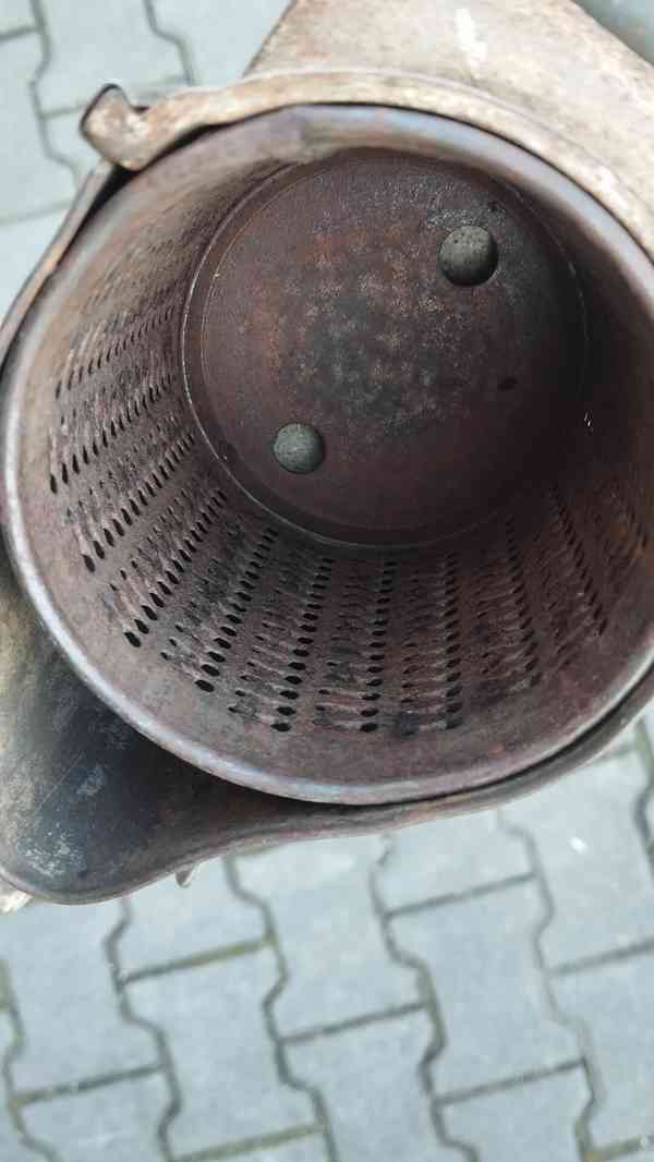 Starožitný zdobený mlýnek na strouhanku EXCELSIOR - foto 12