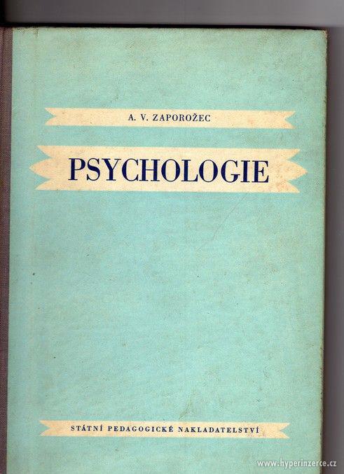 A. V. Zaporožec Psychologie 1954 a učebnice psychologie - foto 2