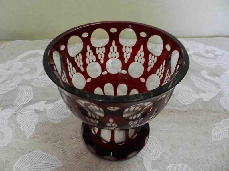 Krásný masivní Art Deco rubínový Nástolec - foto 3