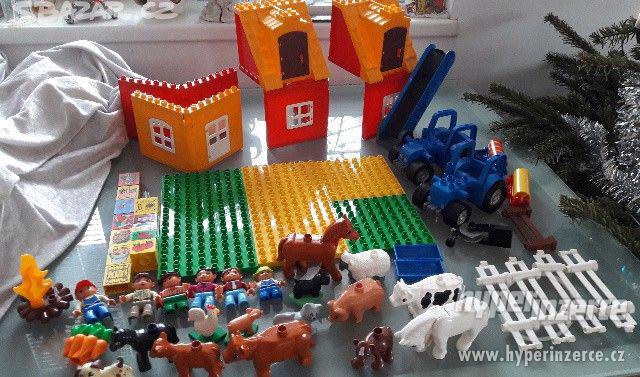 lego duplo- farma, doplňky,traktor,domek - foto 1