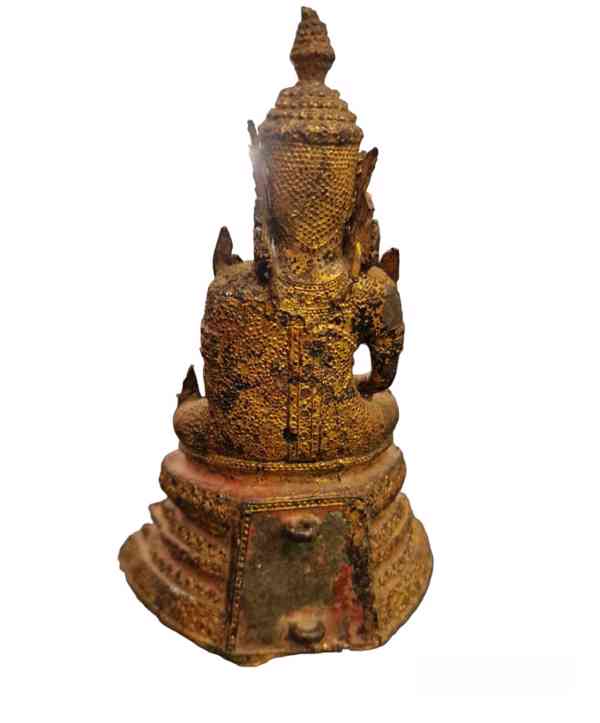 Bronzová socha Buddhy ze Siamu - foto 2