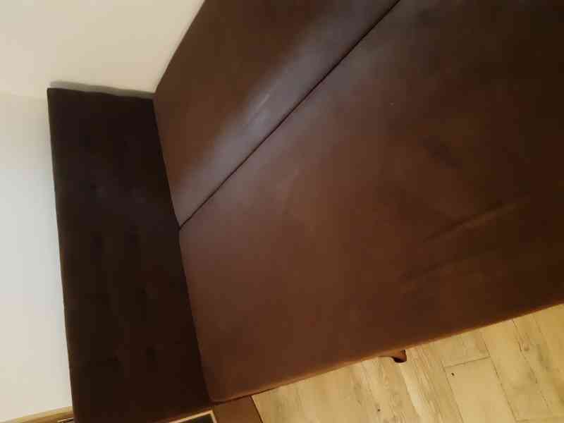 Čalouněná postel + rošt + matrace - foto 3