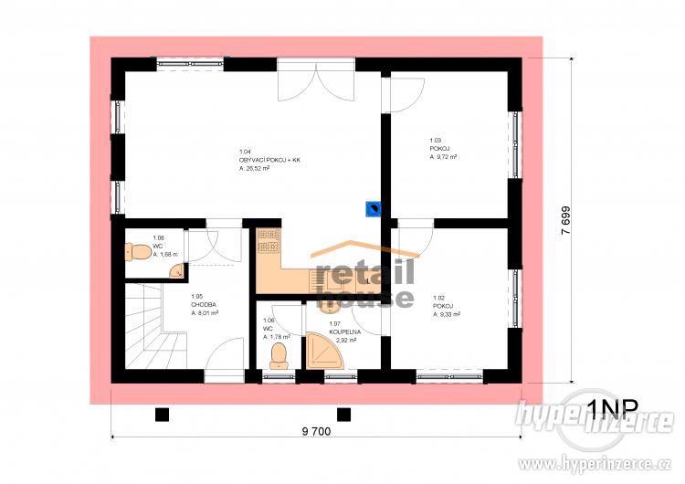 Rodinný dům Panda Elegant 6+kk, 120 m2 - foto 9