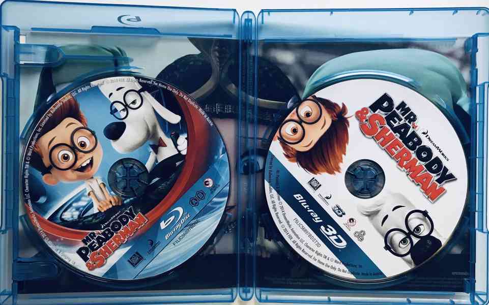 Blu-Ray 2D + 3D - Dobrodružství pana Peabodyho & Shermana - foto 2