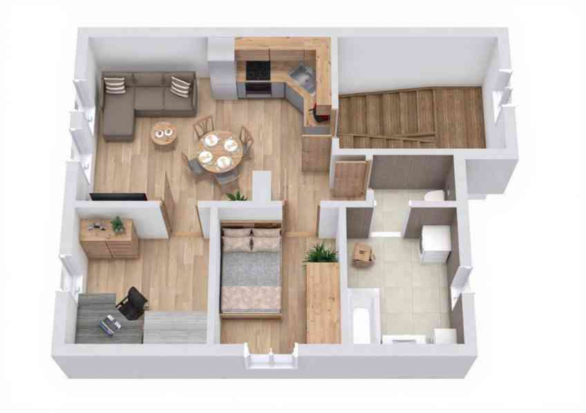 Dům se 3 byty po rekonstrukci ve městě Nejdek - foto 3