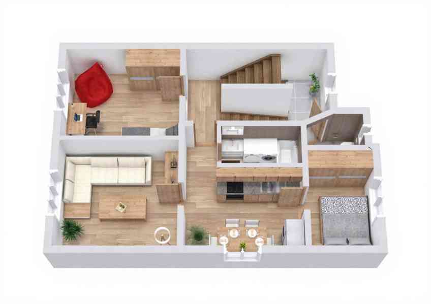 Dům se 3 byty po rekonstrukci ve městě Nejdek - foto 2