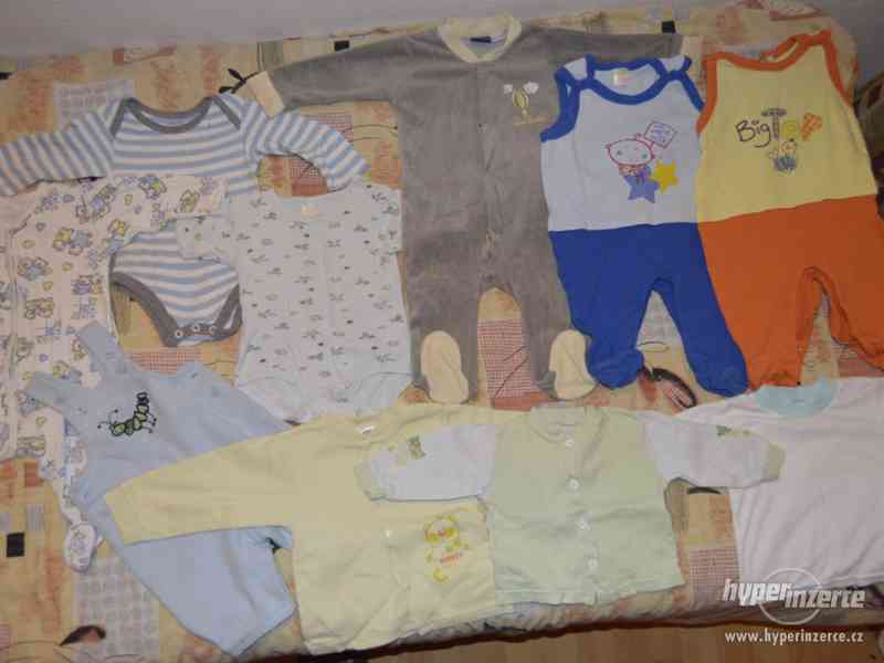 Set oblečení - mimino kluk 10 ks - vel 68-74 (set č. 14) - foto 1