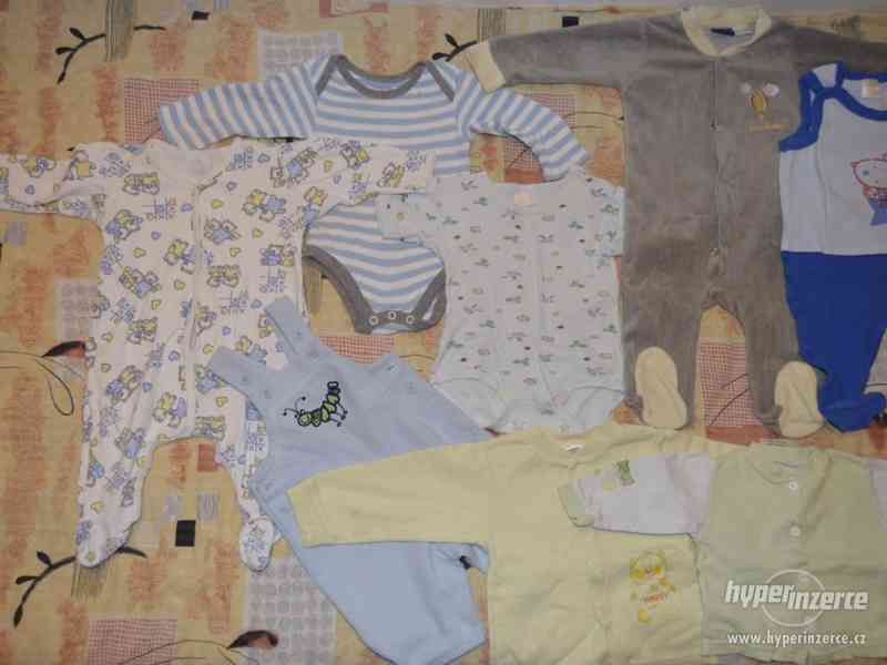 Set oblečení - mimino kluk 10 ks - vel 68-74 (set č. 14) - foto 3