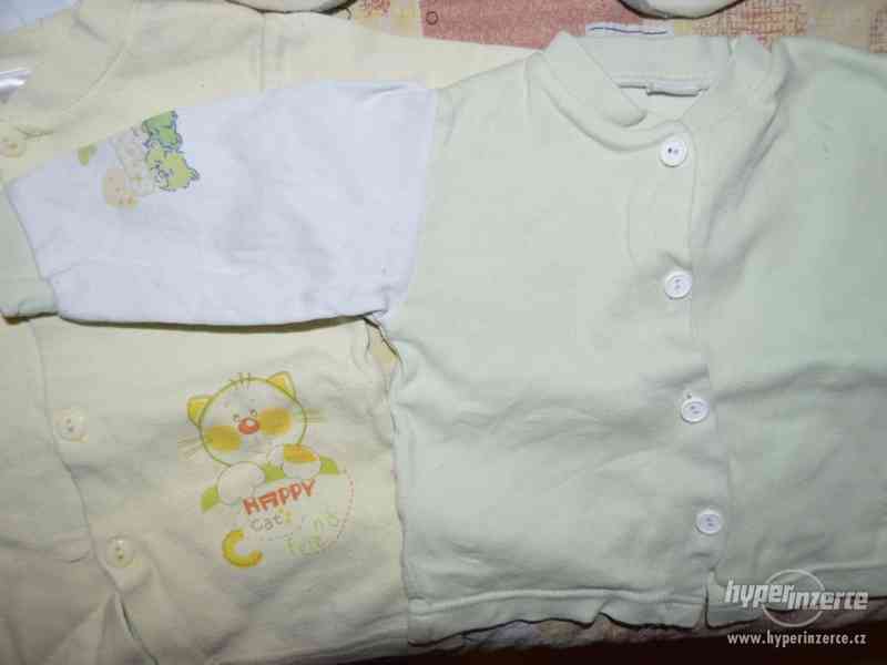 Set oblečení - mimino kluk 10 ks - vel 68-74 (set č. 14) - foto 7